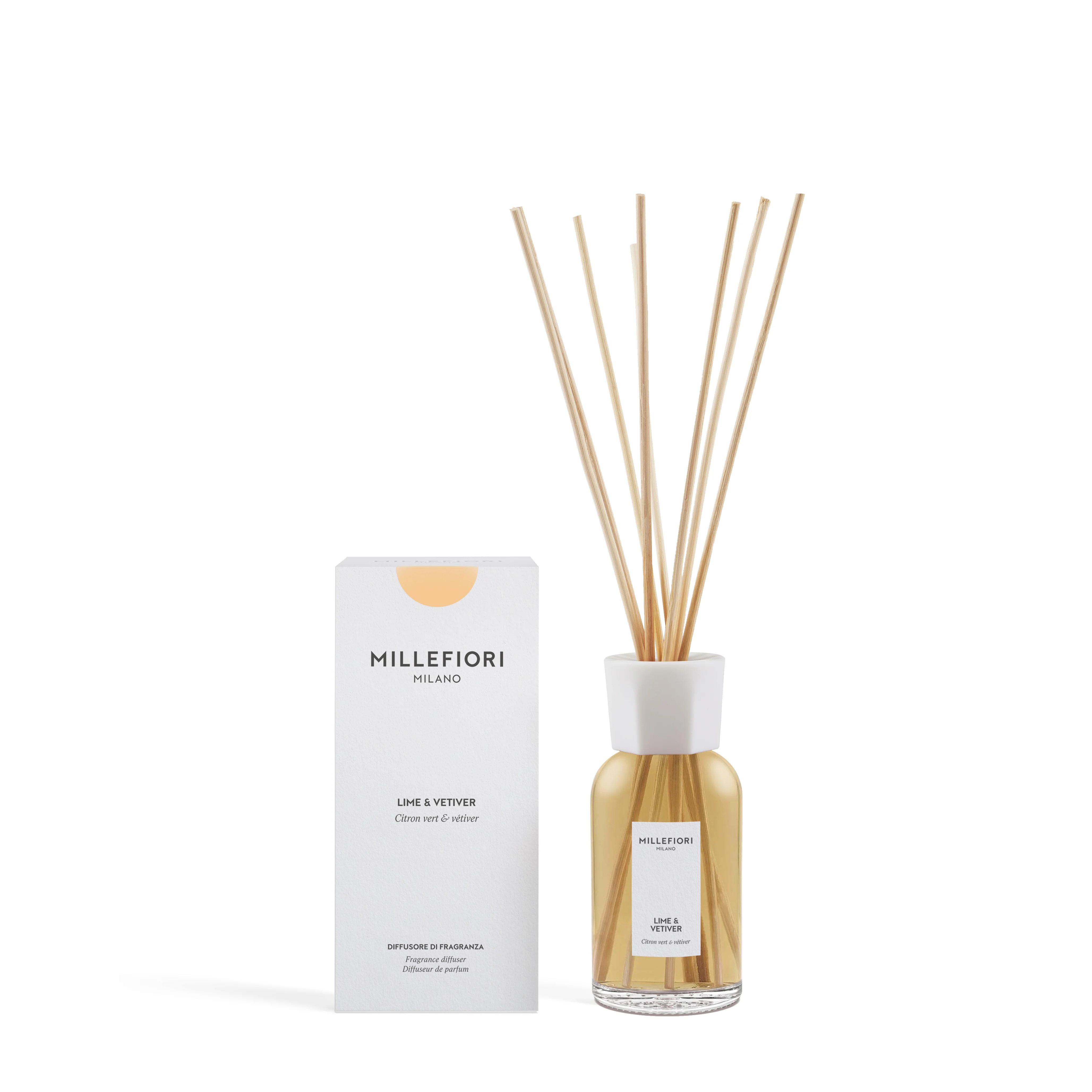 Millefiori Milano Diffusore A Bastoncini Lime & Vetiver - Image 2