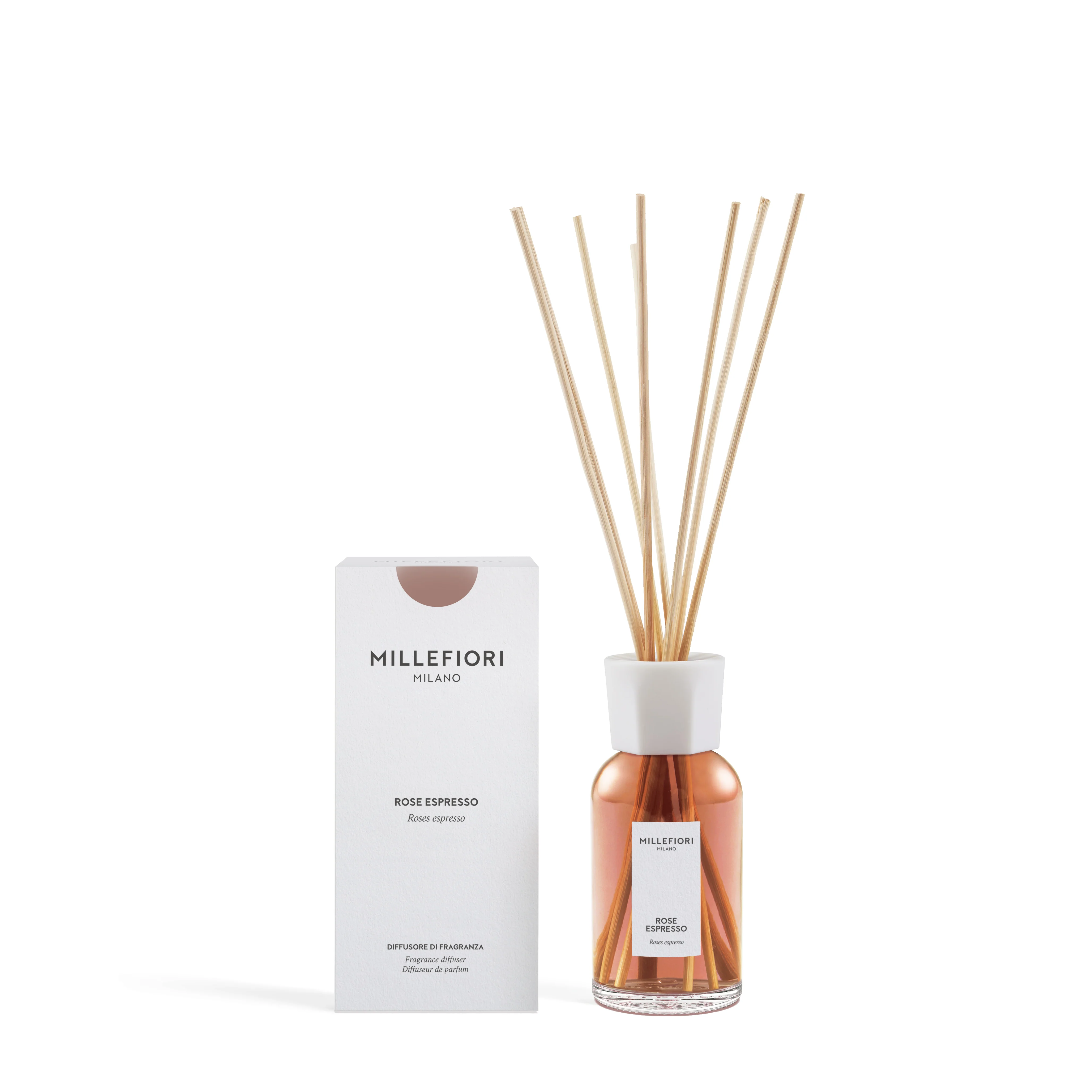 Millefiori Milano Diffusore A Bastoncini Rose Espresso - Image 3