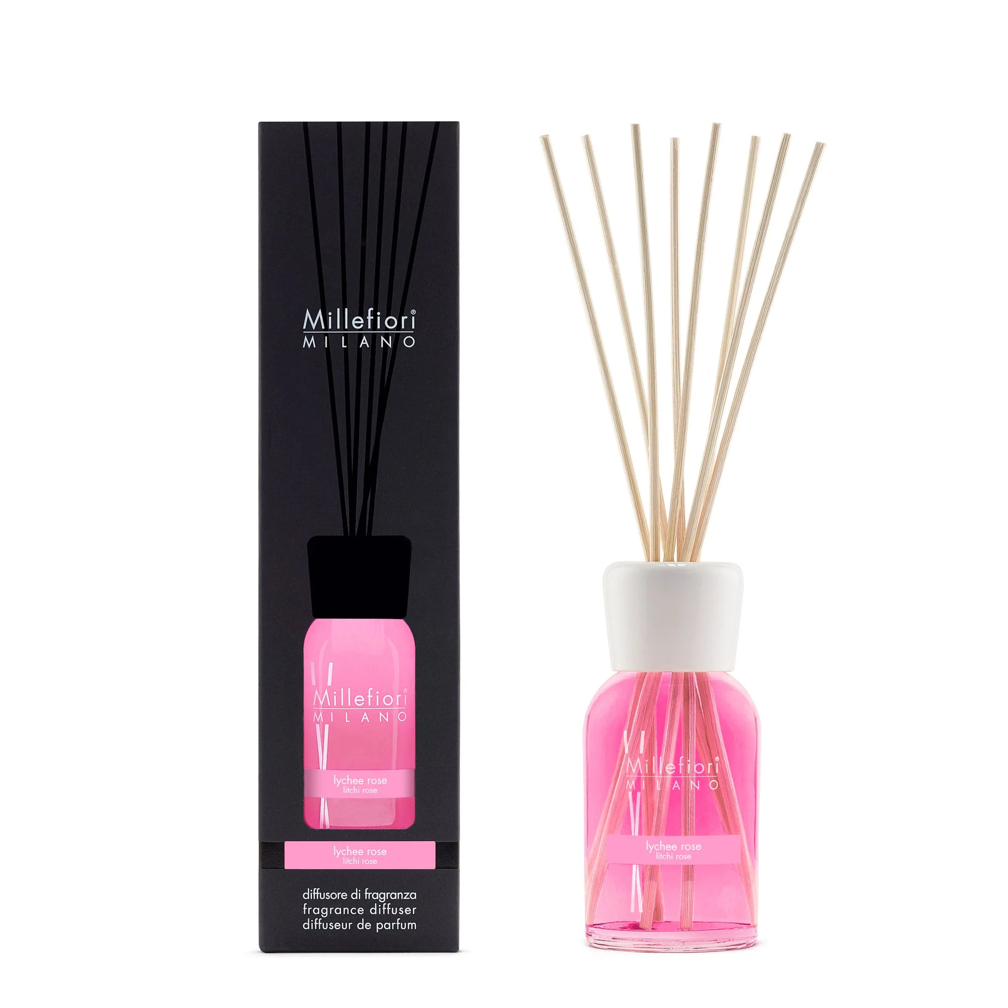 Millefiori Milano Diffusore A Bastoncini Lychee Rose - Image 4