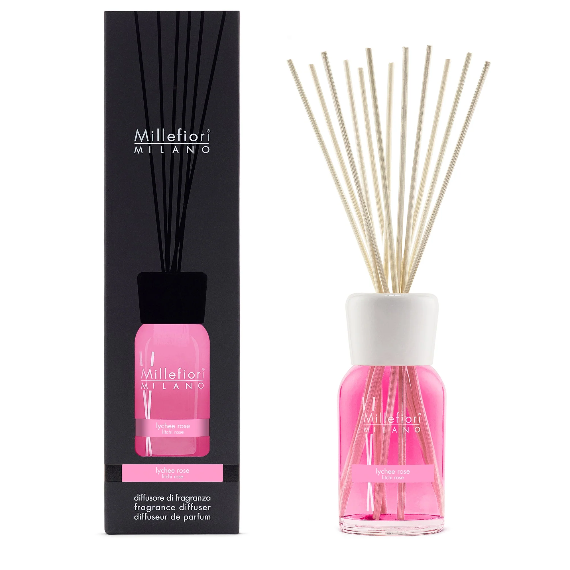 Millefiori Milano Diffusore A Bastoncini Lychee Rose - Image 6
