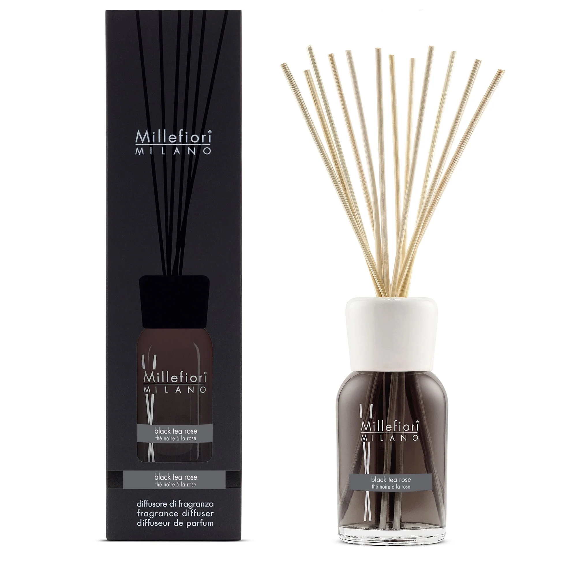 Milano Diffusore A Bastoncini Black Tea Rose - Image 4